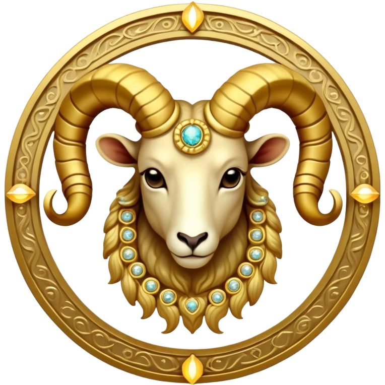 aries sign glowing emoji