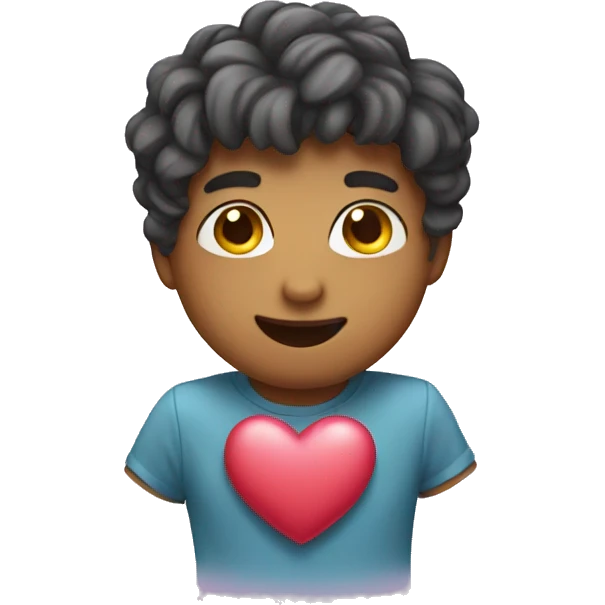 Cute heart emoji