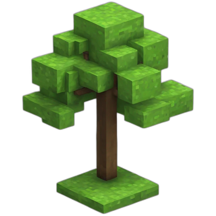 Minecraft tree emoji