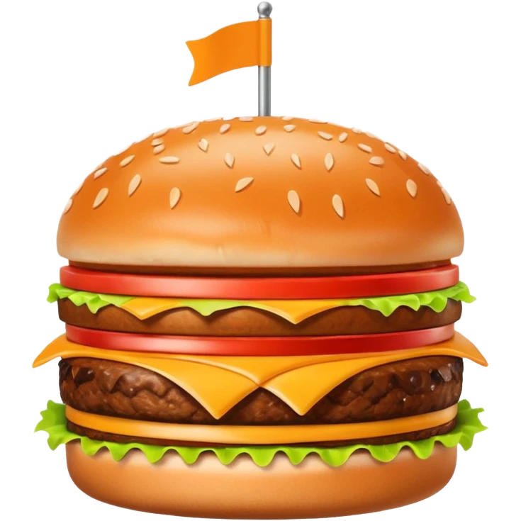 Burger King restaurant emoji
