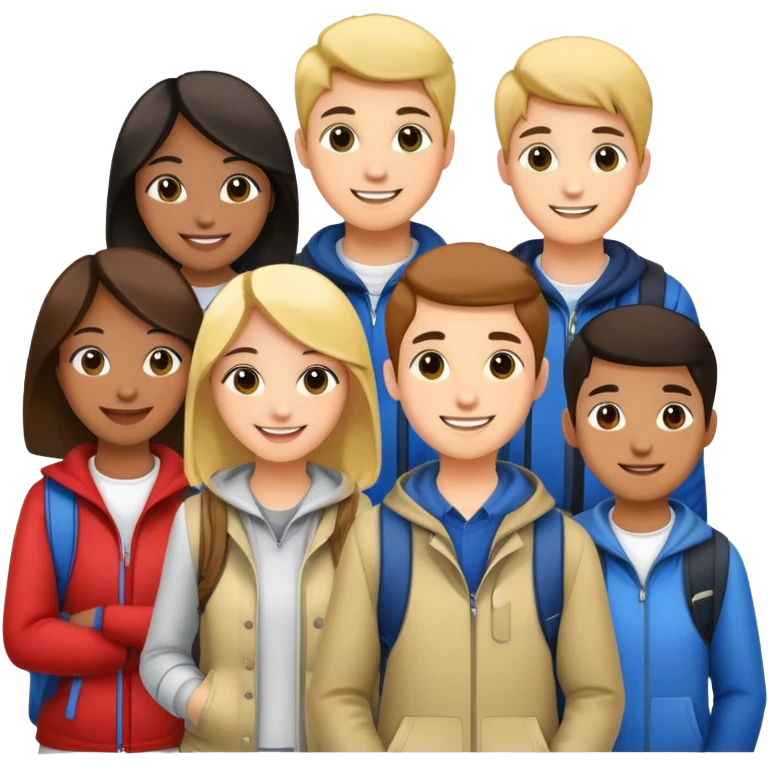 Young overseas students emoji