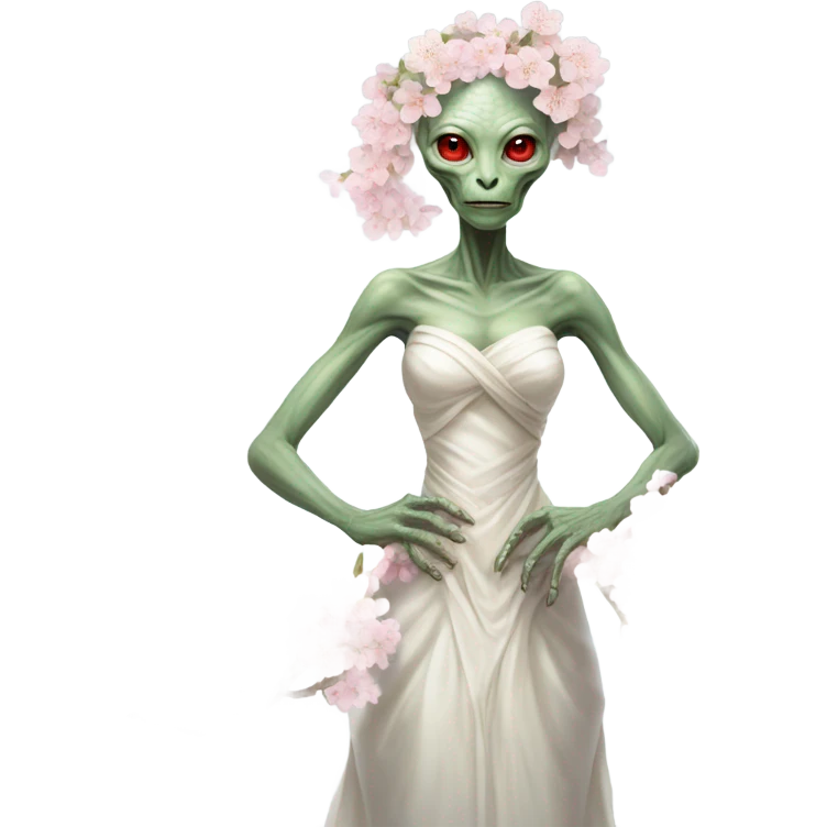 https://www.emojis.com/emoji/a-reptilian-alien-woman-full-body-oOQlHa1euHi IN https://www.emojis.com/emoji/wedding-dress-cherry-bloom-WzcVWQ1UFNp emoji
