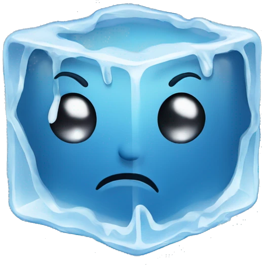 Ice cube emoji