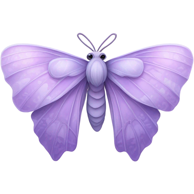 singular lilac moth emoji