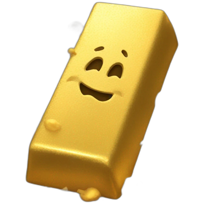 dust becoming gold bar emoji