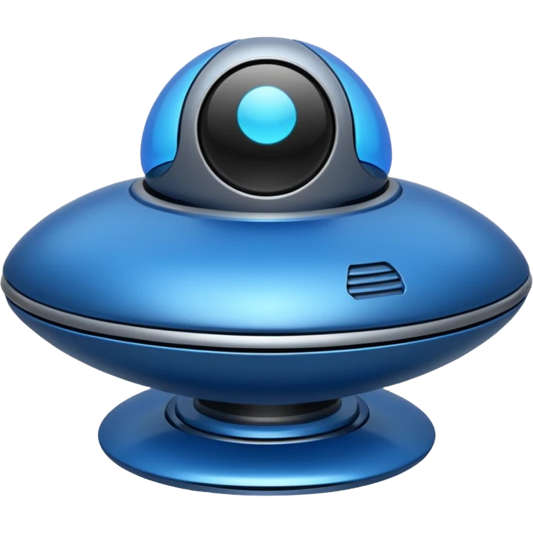 blue spacecraft emoji