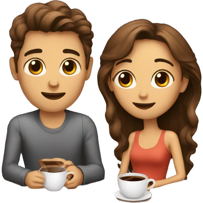 couple coffe date emoji