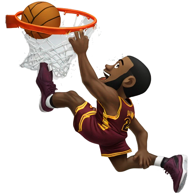 LeBron dunk emoji