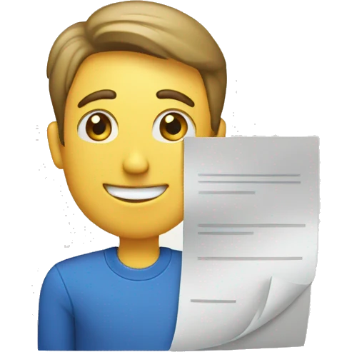 fillable document emoji
