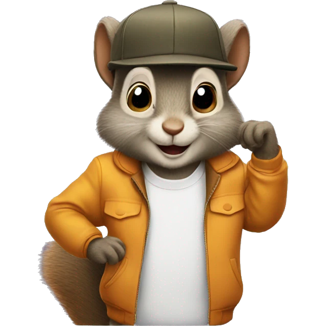 Dj squirrel  emoji