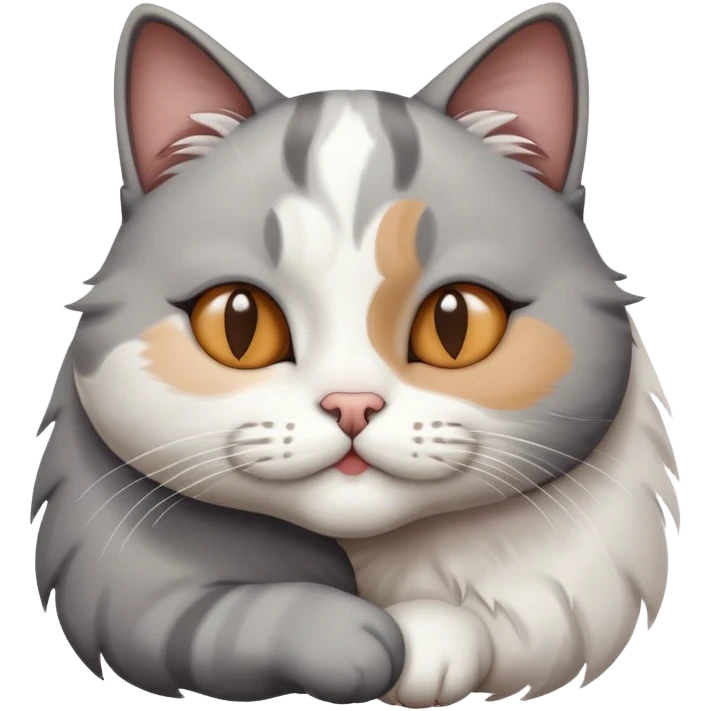 Cat giving big smooch emoji