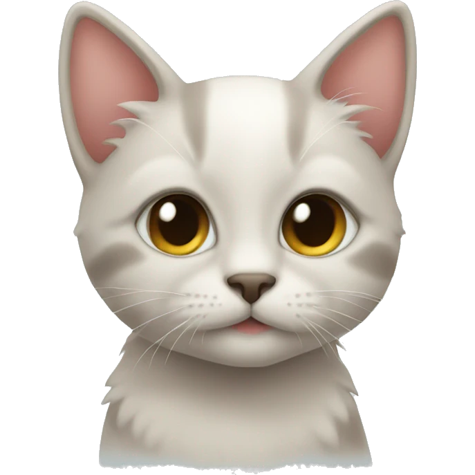 Lovely kitten emoji