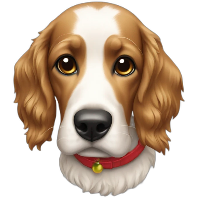 Christmas cocker emoji