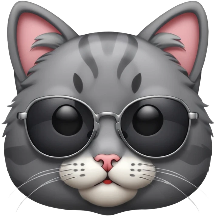Cat wearing sunglasses emoji