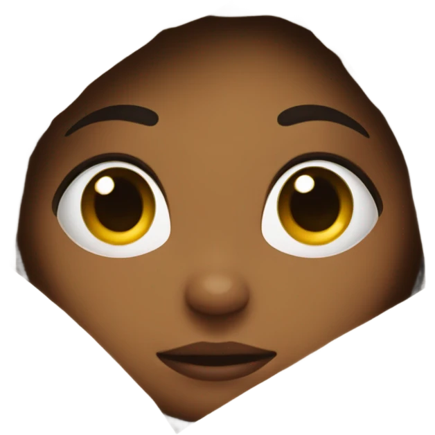 Girl wrapped in a blanket emoji