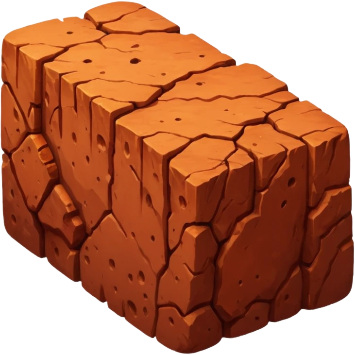 generate an ultra realistic piece of bauxite emoji