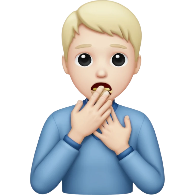 Choking yourself emoji