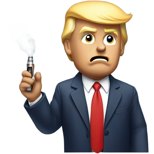 Donald trump vaping emoji
