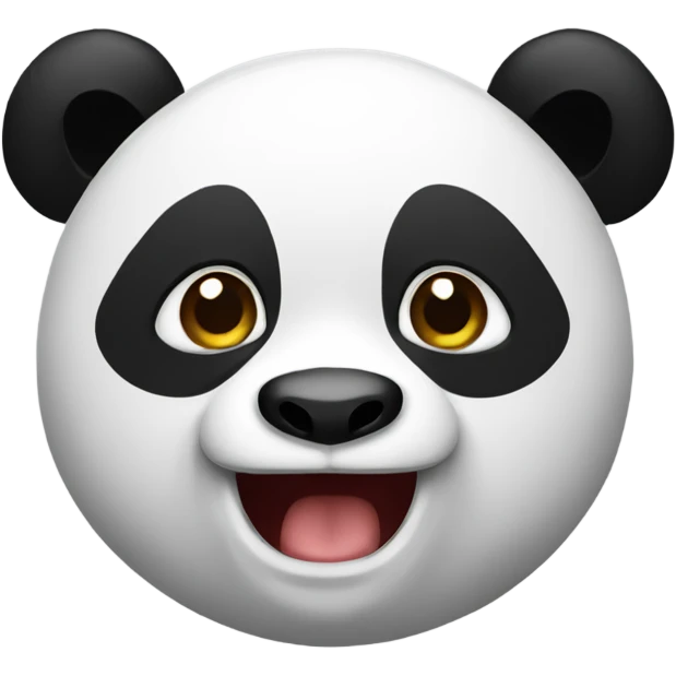 Really funny panda emoji