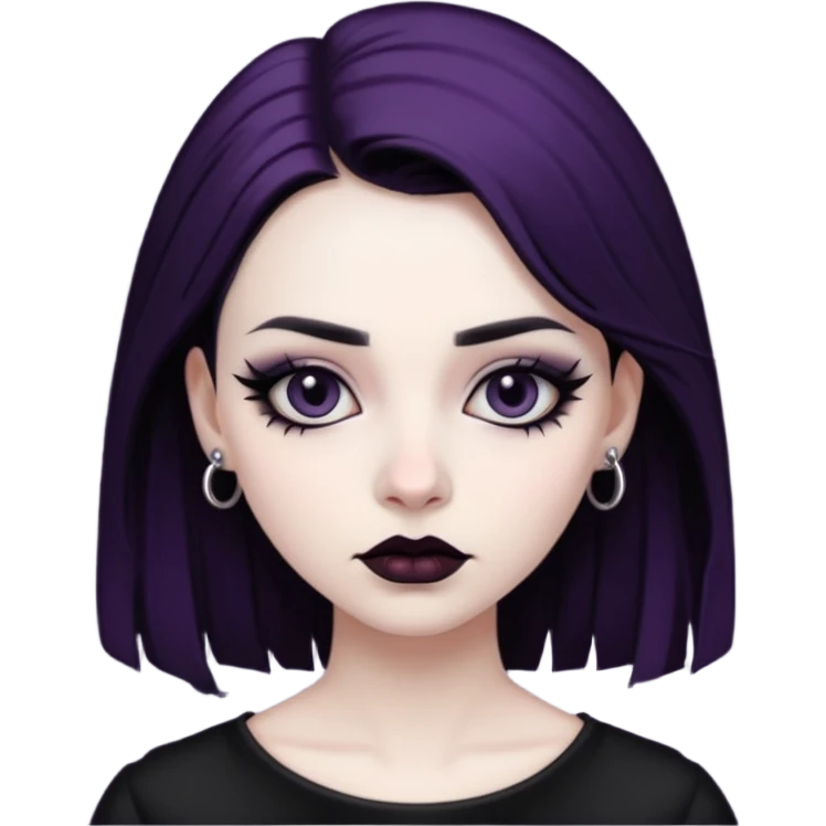 goth girl emoji