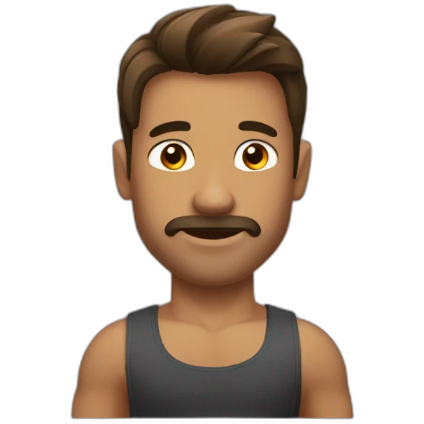 Beau gosse musclé emoji