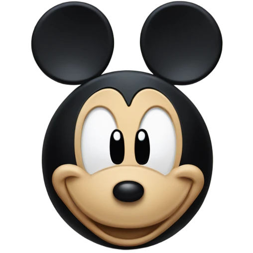 Mickey Mouse with Oswald the rabbit ears emoji
