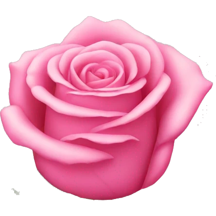 Pink rose emoji emoji