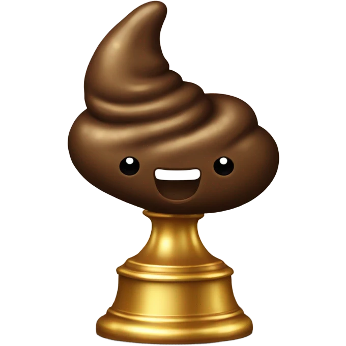 poop trophy emoji