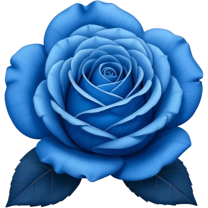 Blues rose emoji