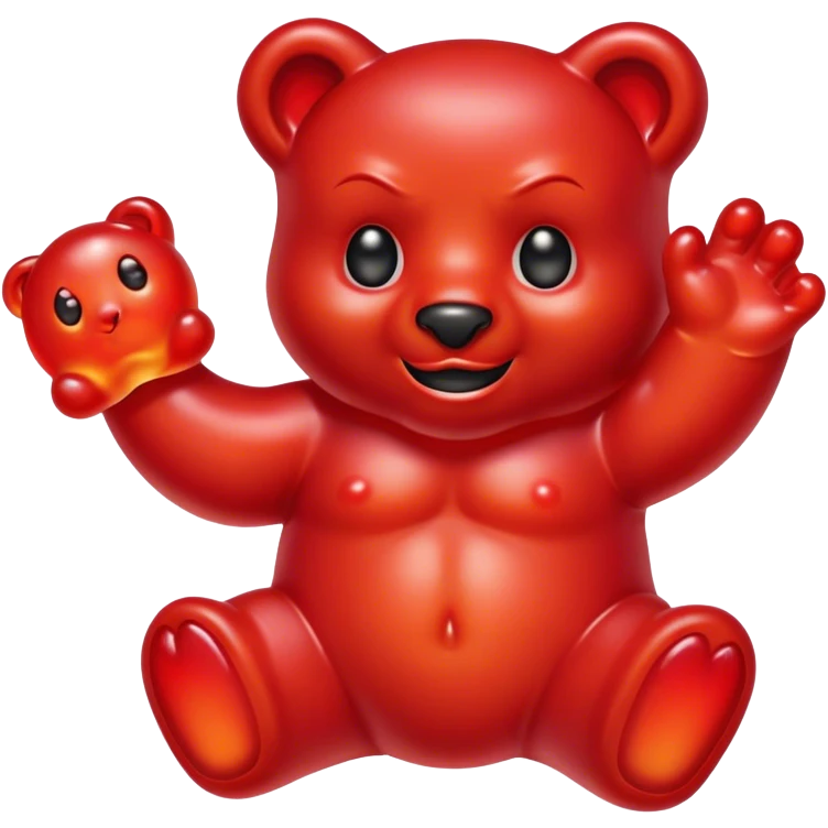 Devil Gummy bear emoji