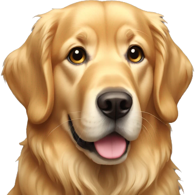 un golden retriver   emoji