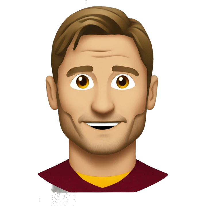 Francesco Totti che balla emoji