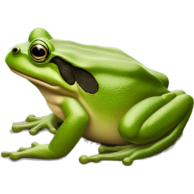 norteamerican bull frog emoji