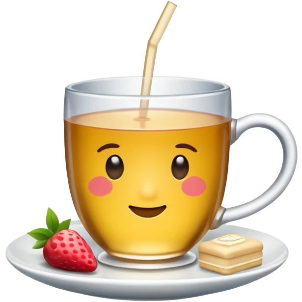 drinking afternoon tea emoji