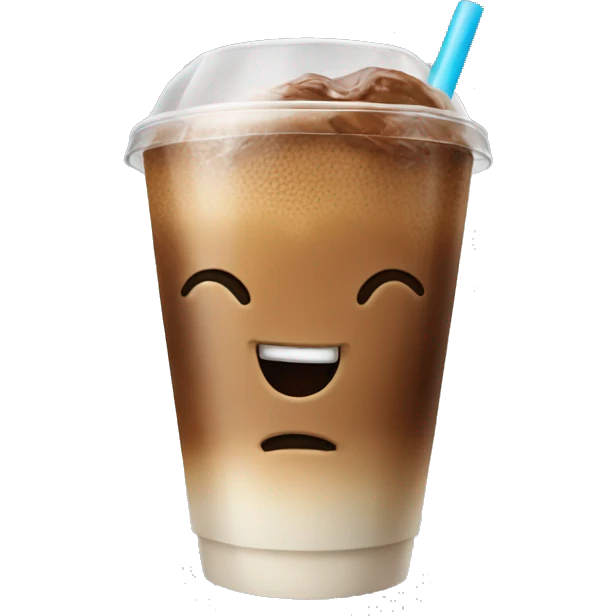 Ice coffe emoji