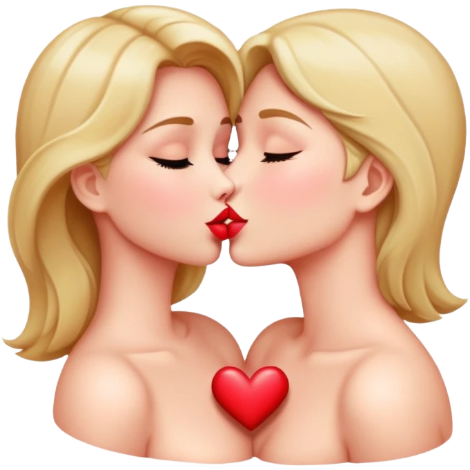 Kiss with heart emoji