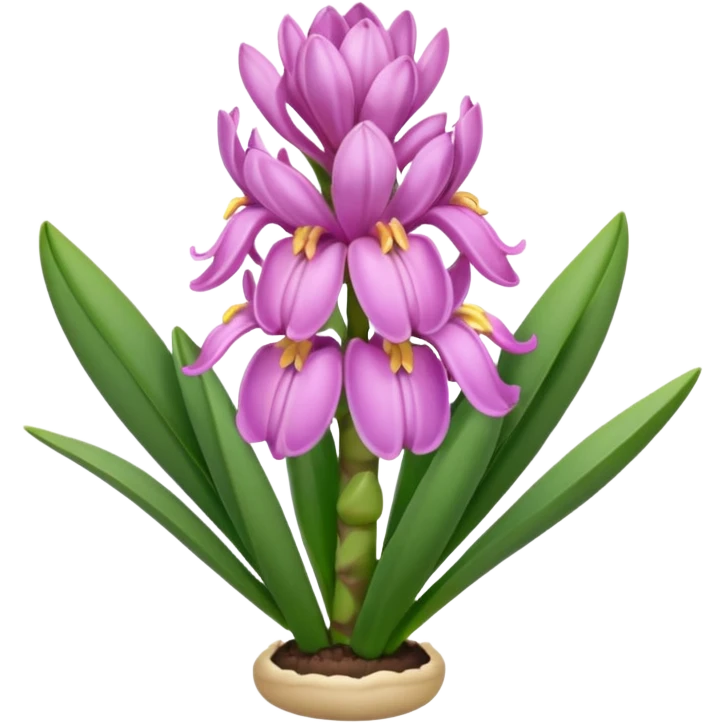 a light margenta  Hyacinth emoji
