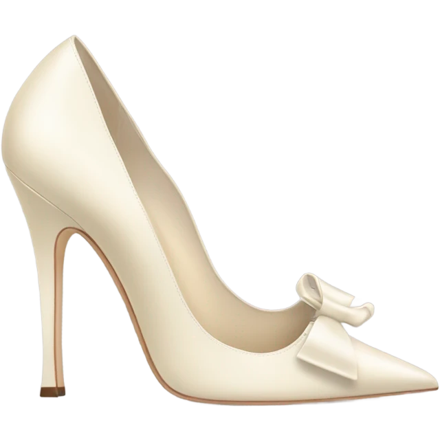 Cream Heels Manolo blahnik  emoji