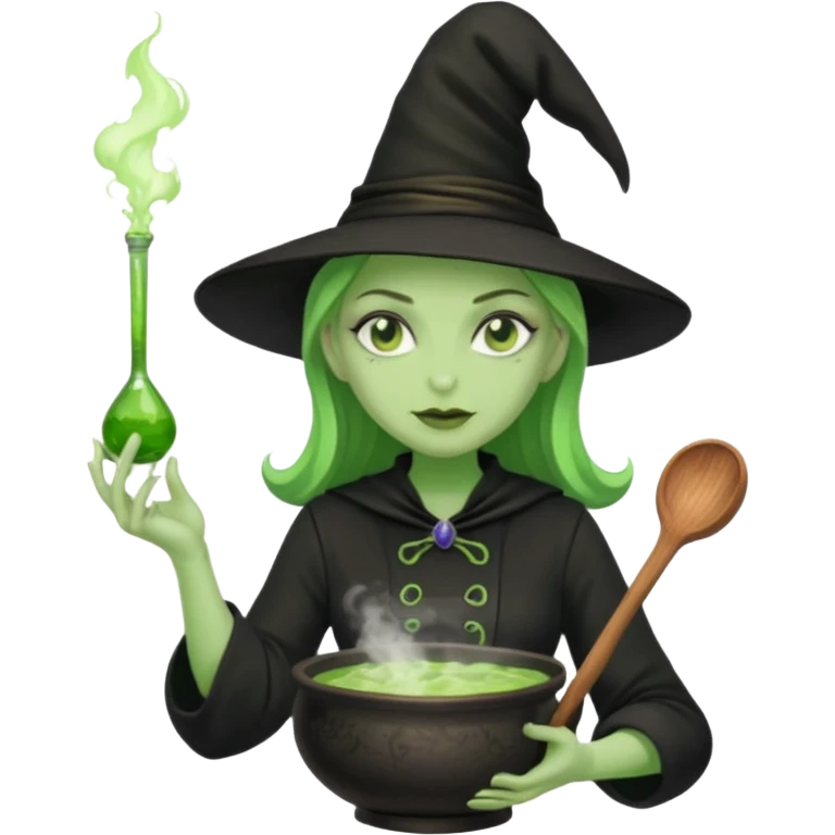 Netflifxgreen witch cooking potion emoji