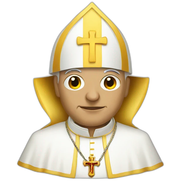 mysterious pope emoji