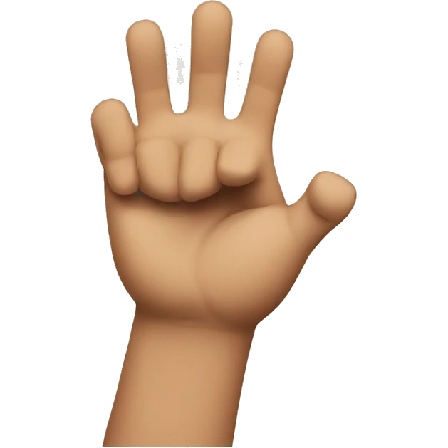 angry hand sign emoji