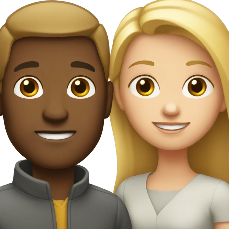 White couple emoji