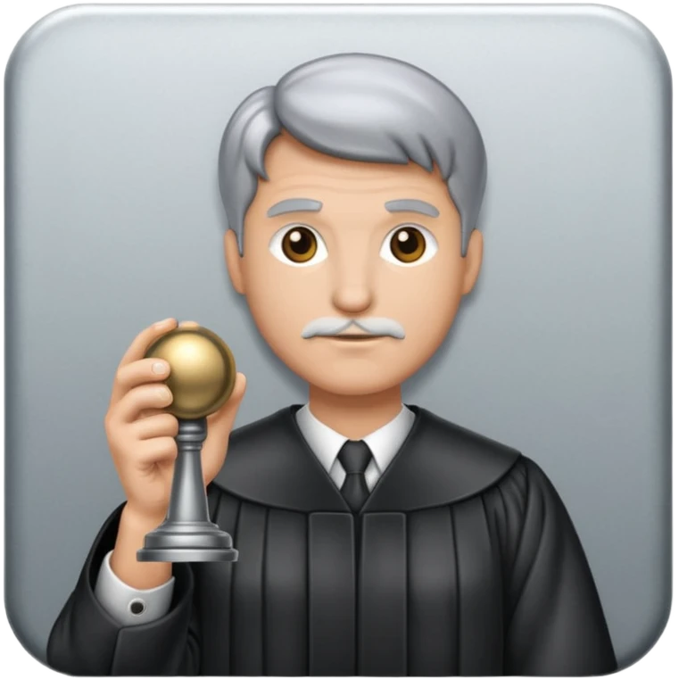 Judge Holding Knob emoji