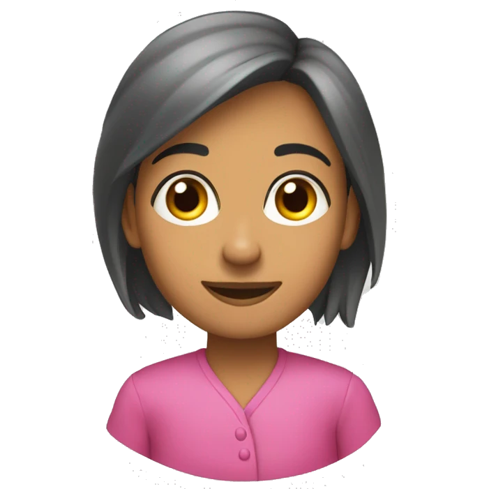 Círculo rosa patel emoji