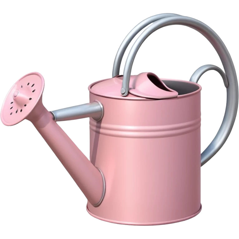 watering can pastel pink  emoji