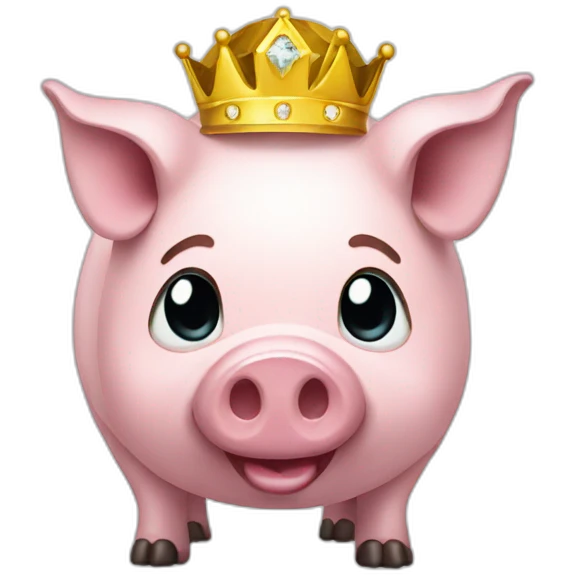 diamond pig emoji