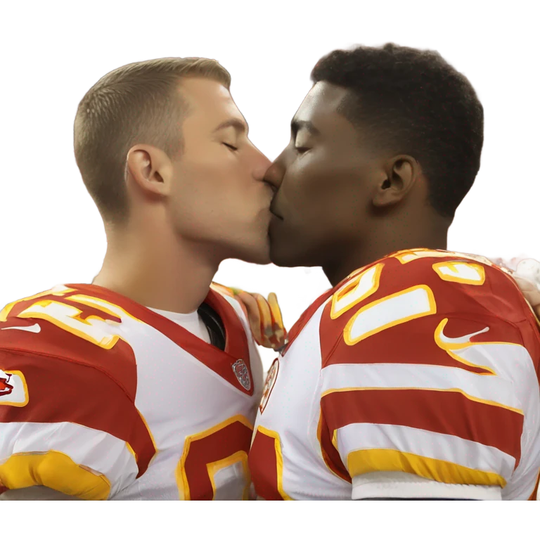 Chiefs gay kiss emoji