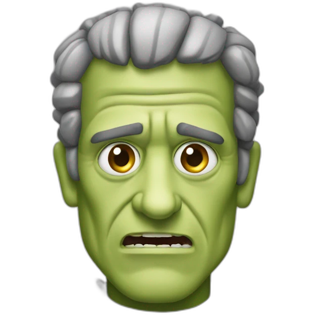 El papa san francisco de Frankenstein emoji