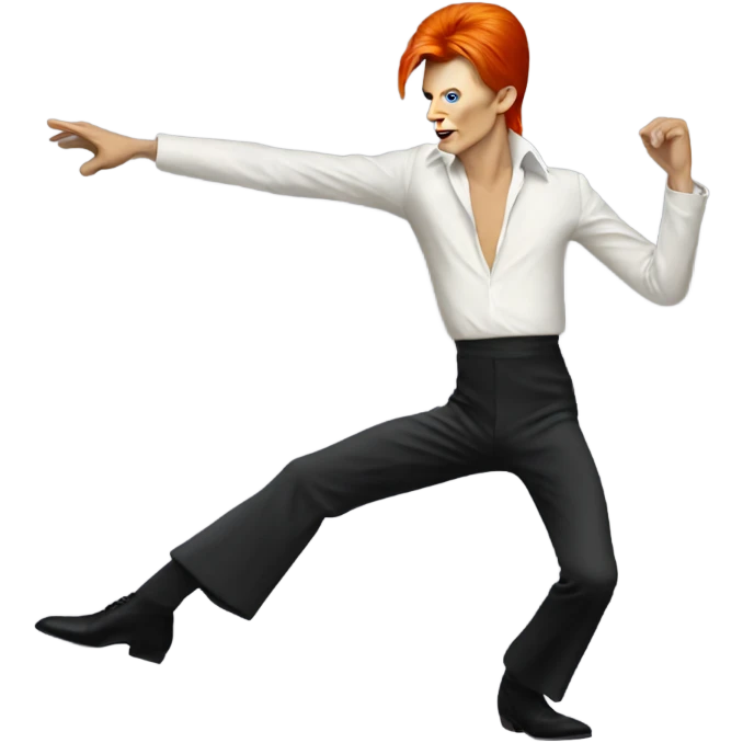 David Bowie dancing emoji