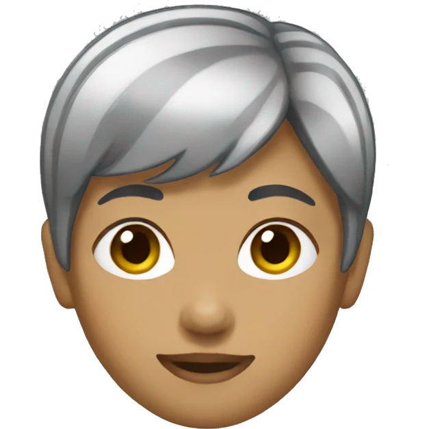 Create a female emoji with short hair emoji